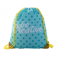 Personalizowany worek ze sznurkami - żółty