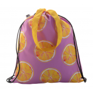 Personalizowany worek ze sznurkami - czarny