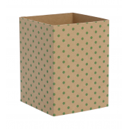 Personalizowany rękaw z papieru kraft - naturalny