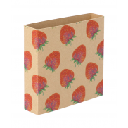 Personalizowany rękaw z papieru kraft - naturalny