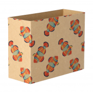 Personalizowany rękaw z papieru kraft - naturalny