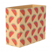 Personalizowany rękaw z papieru kraft - naturalny