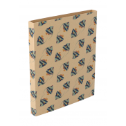 Personalizowany rękaw z papieru kraft - naturalny