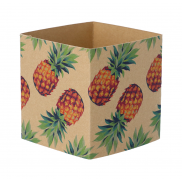 Personalizowany rękaw z papieru kraft - naturalny