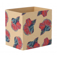 Personalizowany rękaw z papieru kraft - naturalny