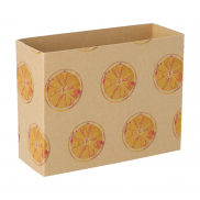 Personalizowany rękaw z papieru kraft - naturalny