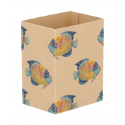 Personalizowany rękaw z papieru kraft - naturalny