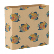 Personalizowany rękaw z papieru kraft - naturalny