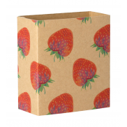 Personalizowany rękaw z papieru kraft - naturalny