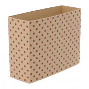 Personalizowany rękaw z papieru kraft - naturalny