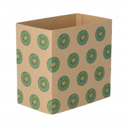 Personalizowany rękaw z papieru kraft - naturalny