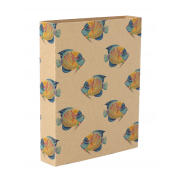 Personalizowany rękaw z papieru kraft - naturalny