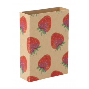 Personalizowany rękaw z papieru kraft - naturalny