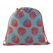 Personalizowany worek ze sznurkami - czerwony