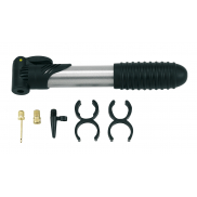 Pompka rowerowa AIRFLOW, czarny, srebrny