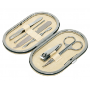 Elegancki zestaw do manicure DENISE, beżowy