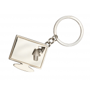 Brelok na klucze SCREEN, srebrny