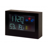 Elegancki zegar na biurko COLOUR, czarny