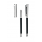 Zestaw do pisania ADORNO, czarny, srebrny