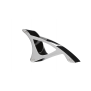 Stojak na wizytówki DORADO, czarny, srebrny