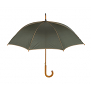 Automatyczny parasol WALTZ, beżowy, ciemnozielony