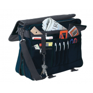 Torba na dokumenty AVANTI DOC, czarny, niebieski