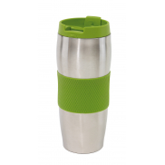 Kubek termiczny AU LAIT, srebrny, zielony