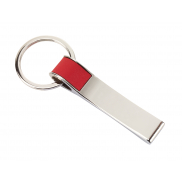 Brelok HANG ON, czerwony, srebrny