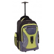 Plecak na kółkach COMFORTY, szary, zielony