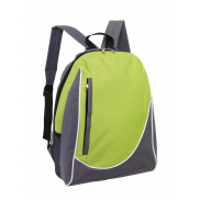 Plecak POP, szary, zielone jabłko