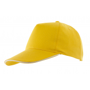 Czapka baseballowa WALK, żółty