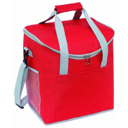 Torba izotermiczna FROSTY, czerwony, szary