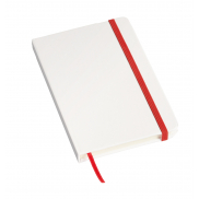Notes AUTHOR w formacie A6, biały, czerwony
