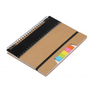 Notes RULERZ, czarny, naturalny