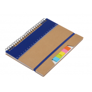 Notes RULERZ, naturalny, niebieski