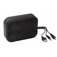 Głośnik bezprzewodowy MESHES, czarny