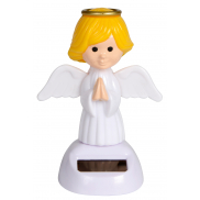 Figurka solarna ANGEL, biały / ANGEL
