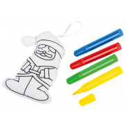 Święty Mikołaj  BEAUTIFUL PAINT, biały