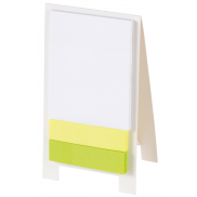 Mini stojak na notatki ADVERT, biały