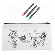 Piórnik COLOURFUL SCHOOL, biały