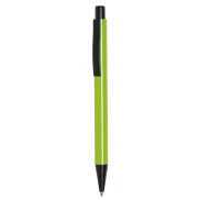 Aluminiowy długopis QUEBEC, zielone jabłko