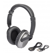 Słuchawki bezprzewodowe COMFY, czarny, srebrny