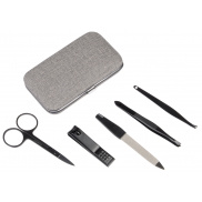 Zestaw do manicure PRETTY IN BLACK, szary