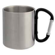 Kubek HIKING DAY, czarny, srebrny