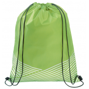 Worek sznurowany BRILLIANT, zielone jabłko