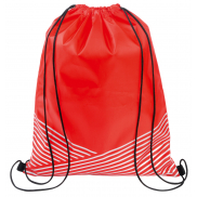 Worek sznurowany BRILLIANT, czerwony