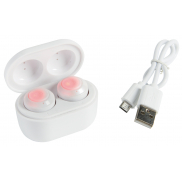 Słuchawki bezprzewodowe douszne NEXT GENERATION, biały