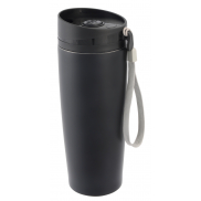 Kubek termiczny o podwójnych ściankach EARLY MORNING, czarny