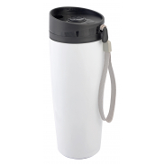 Kubek termiczny o podwójnych ściankach EARLY MORNING, biały