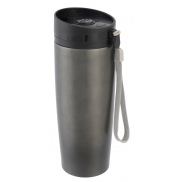 Kubek termiczny o podwójnych ściankach EARLY MORNING, antracytowy